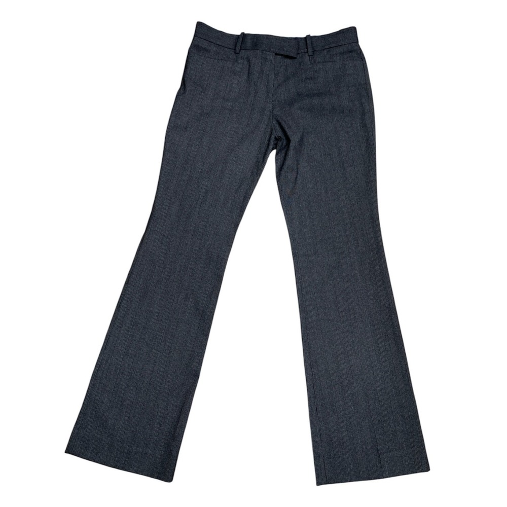 GAP Modern Bootcut Pants Womens 4 Gray Plaid Stretch Career Dress Trousers 2015